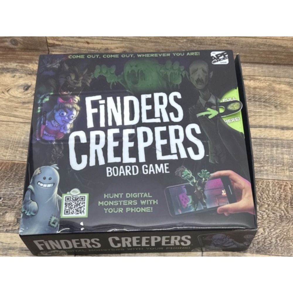 New Finders Creepers Board Game 2–4 Players 8+ Complete Family Game